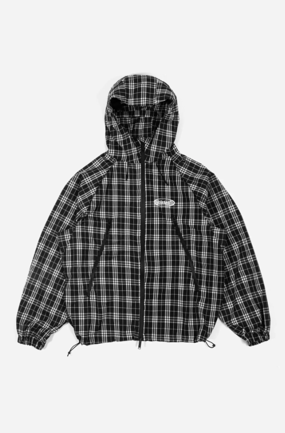 Windbreaker Yard Tartan - White/Black