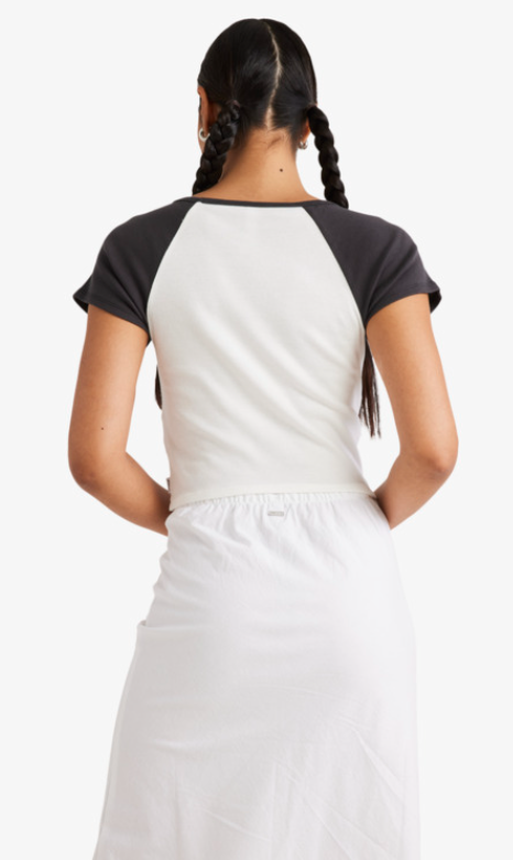 Welcome Raglan - White