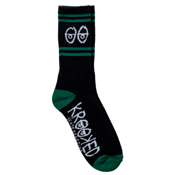 Eyes EMB Socks - Green