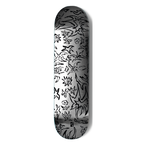 Silver Tribal Deck - 8.25"