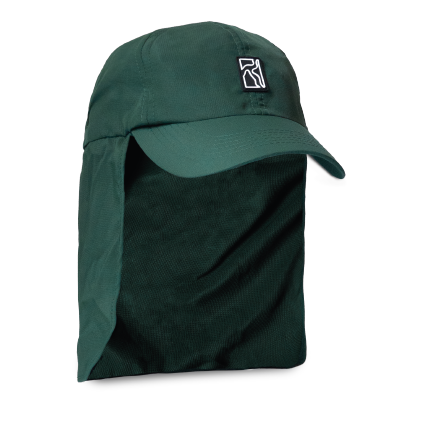 Sun Flap Cap - Green