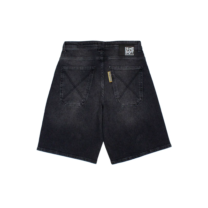 X-Tra Desperado Denim Shorts - Vintage Black