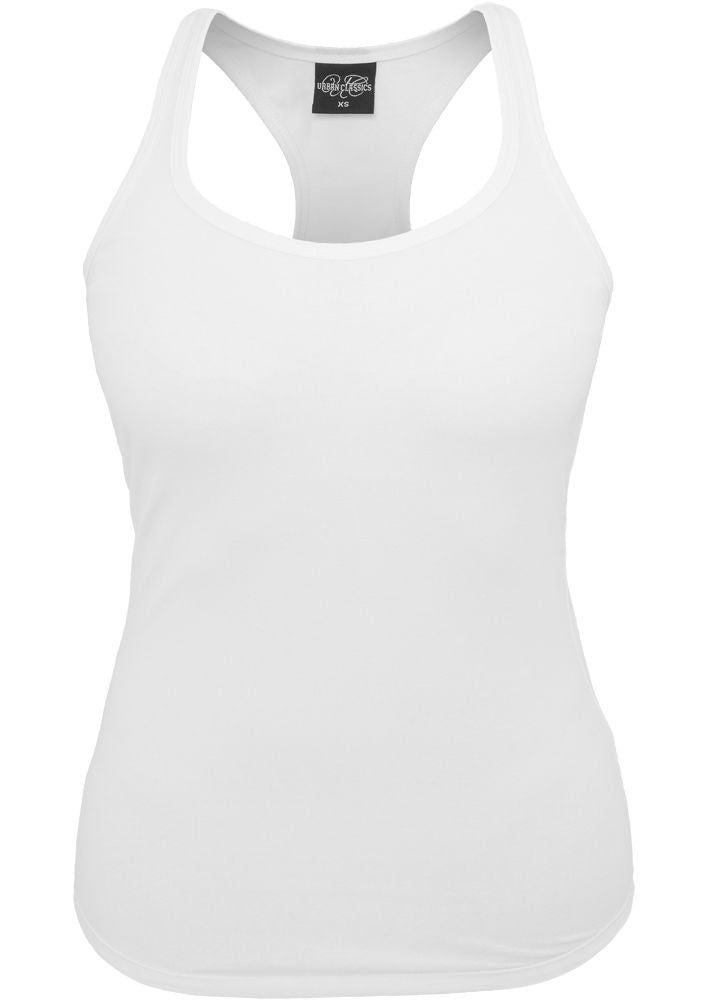 Ladies Jersey Tanktop - White