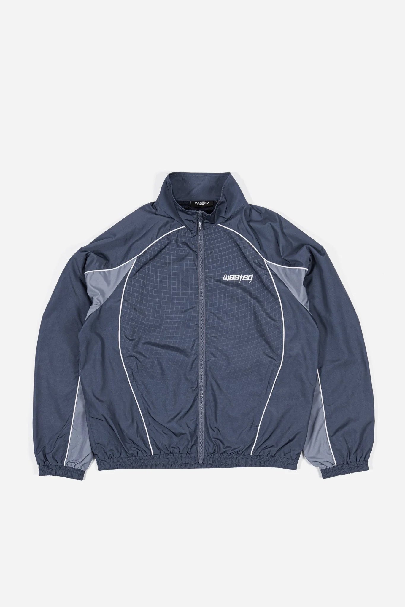 Spine Track Jacket ASH BLUE