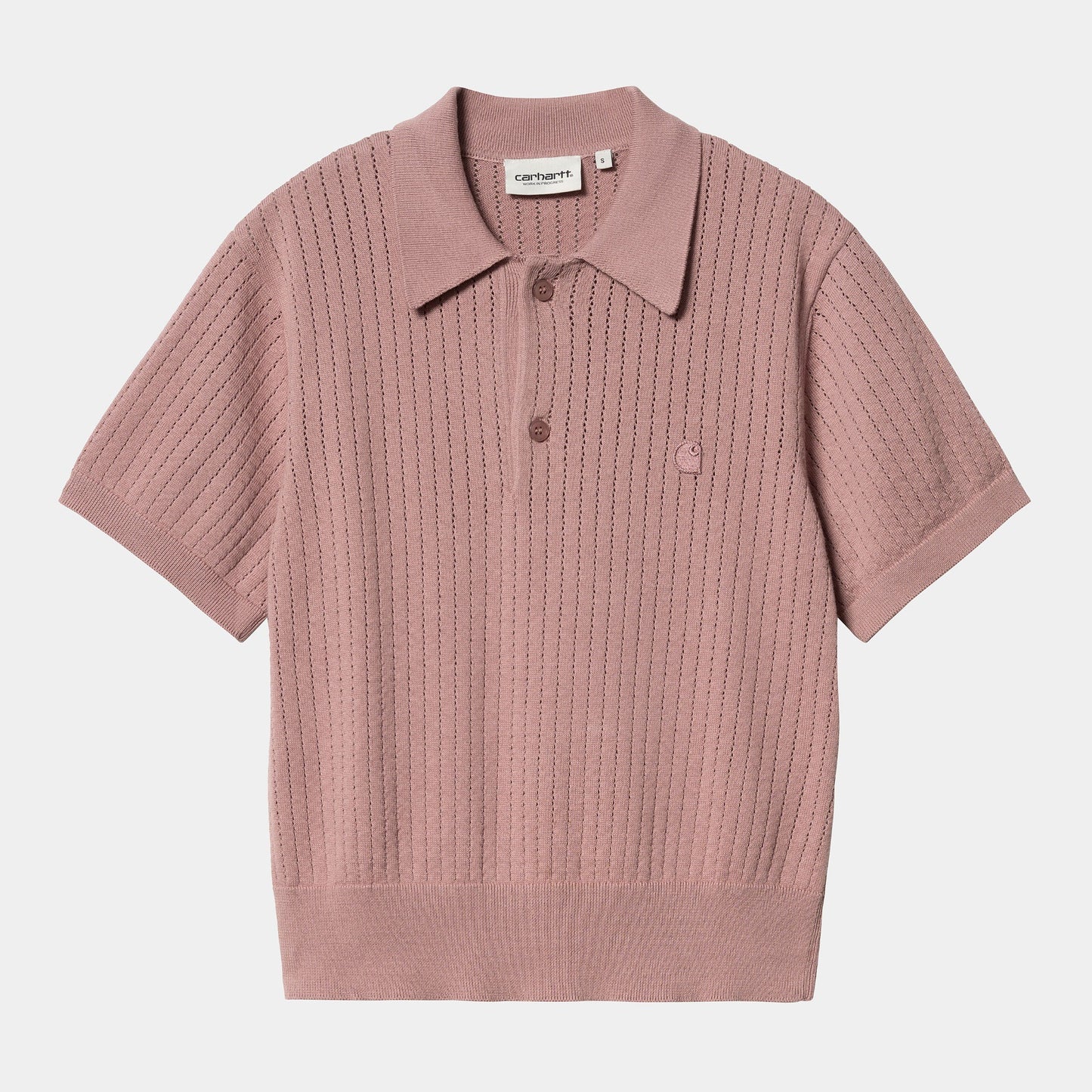 W' S/S Norlina Polo - Dusty Fuchsia
