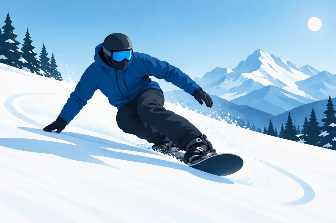 Snowboard Carving für schnelle, saubere Turns
