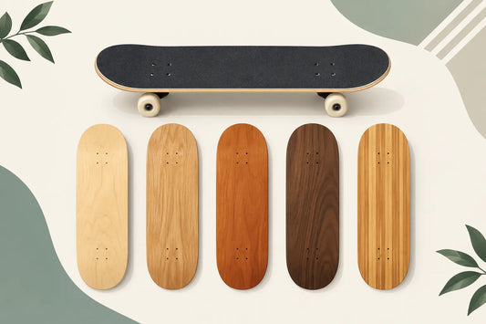 Deck-Holzarten im Vergleich für dein Skateboard