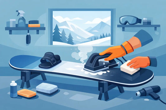 Snowboard wachsen zu Hause leicht gemacht