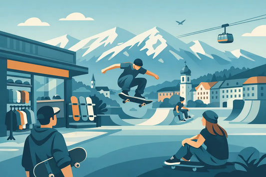 Skateshop Innsbruck Szene und echter Core-Vibe