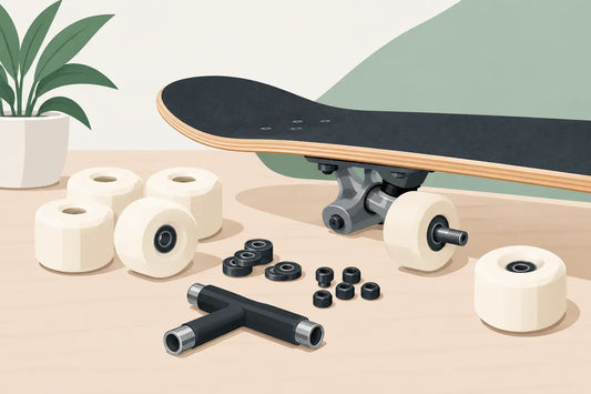Skateboard Rollen wechseln für ein frisches Setup