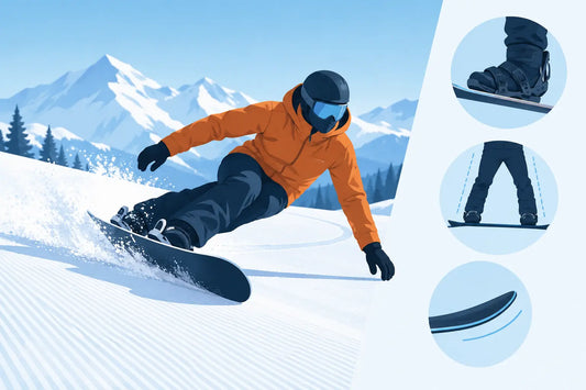 Snowboard Carving Setup Beispiel für saubere Turns