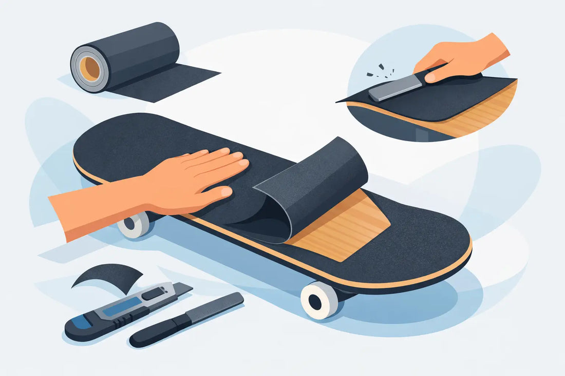 Griptape richtig aufkleben aufs Skateboard