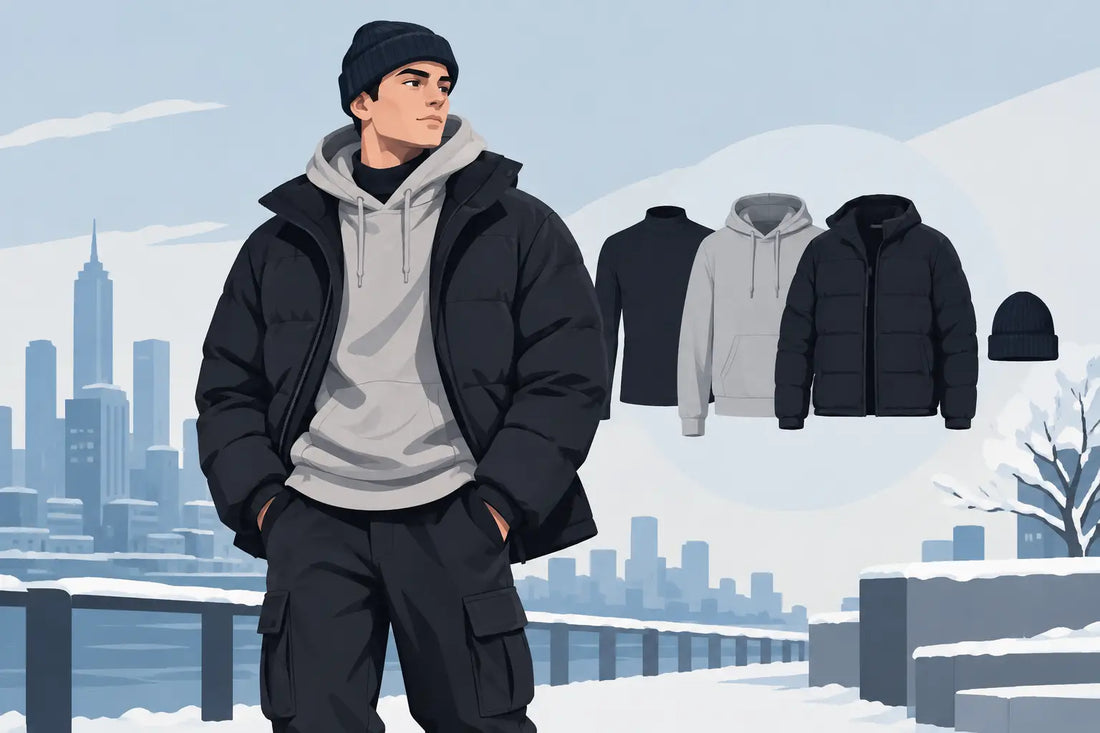 Streetwear-Layering im Winter: Dein Fit bleibt stark