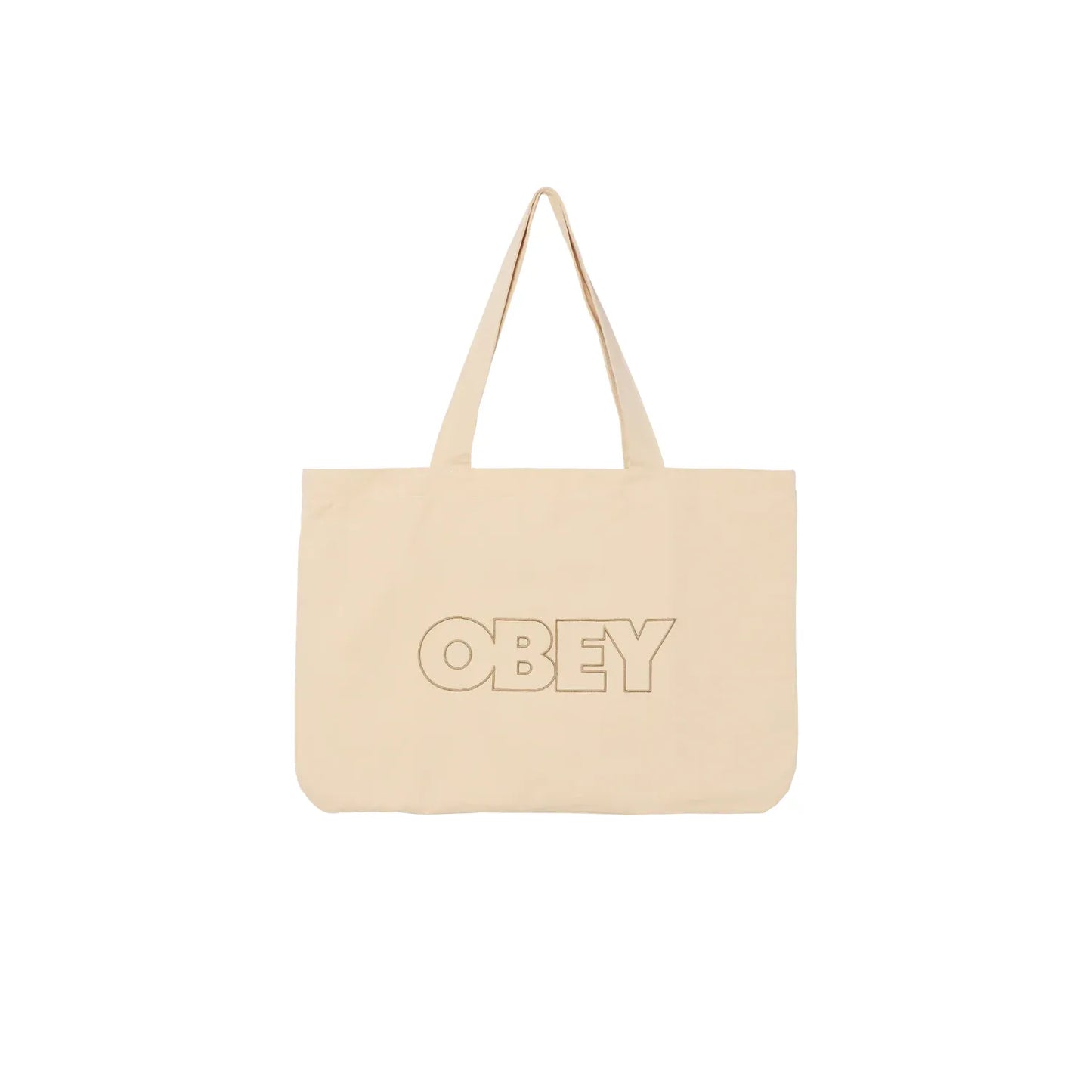 Outline Canvas Tote Bag - Natural