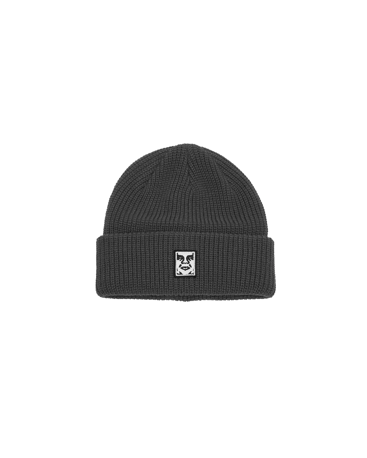 Mid Icon Patch Cuff Beanie * BLACK