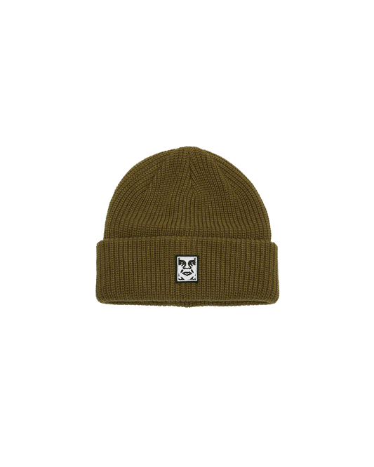 Mid Icon Patch Cuff Beanie DULL ARMY