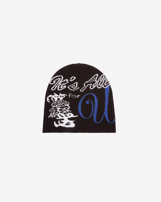 All For You Beanie * BLACK