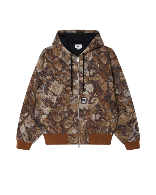 Glen Zip Up Jacket FENCE CAMO MULTI