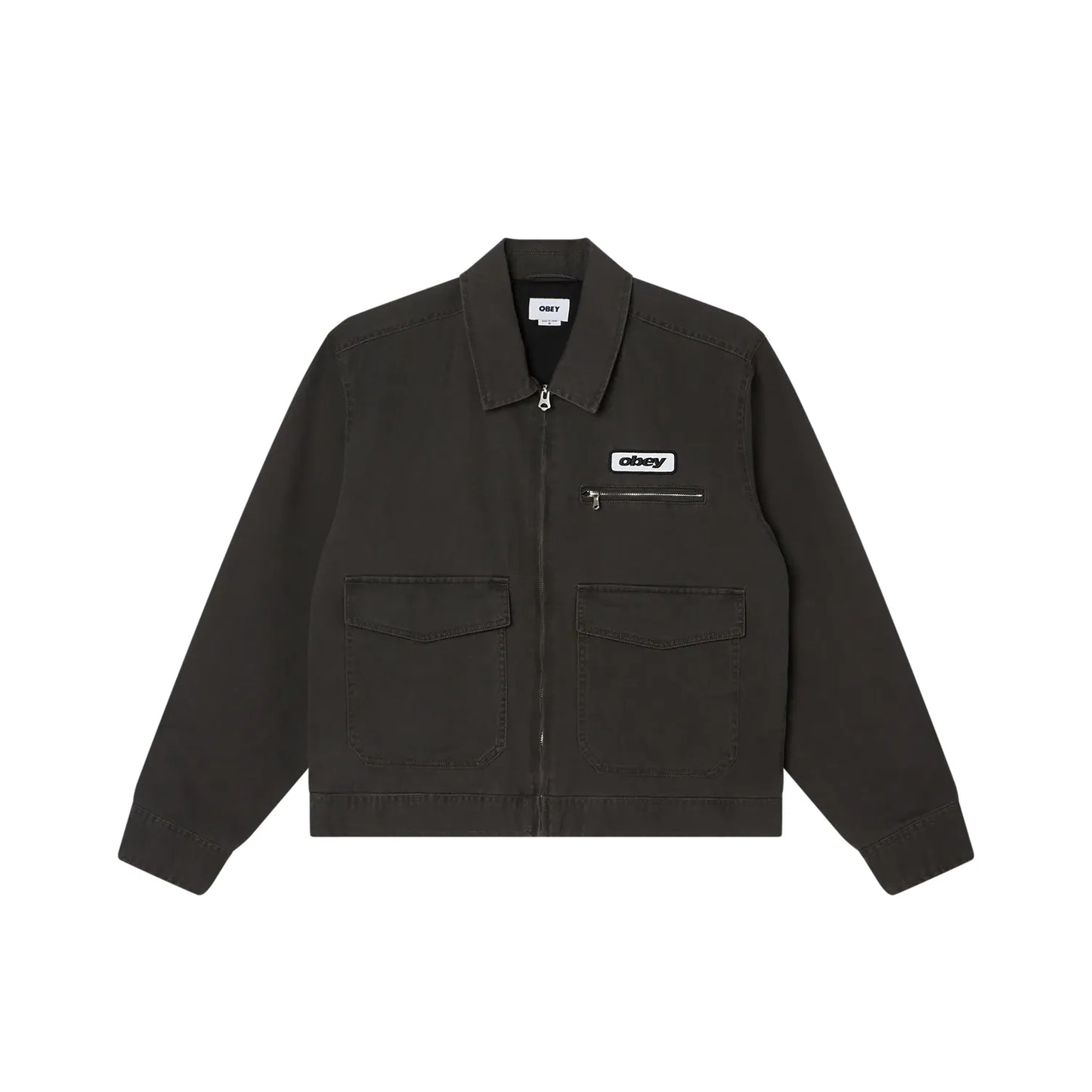 Obey Walter Work Jacket - Black
