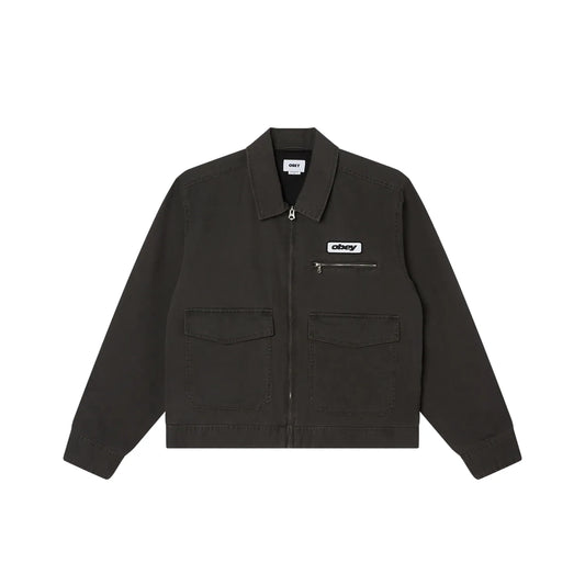Obey Walter Work Jacket - Black