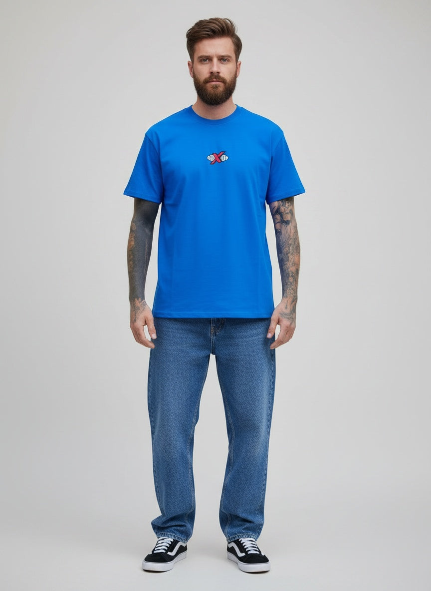 30 yrs Oversized Shirt - Blue