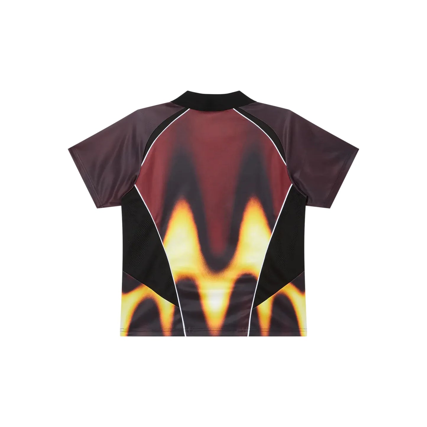 Obey Blurred Soccer Jersey - Burnt Red