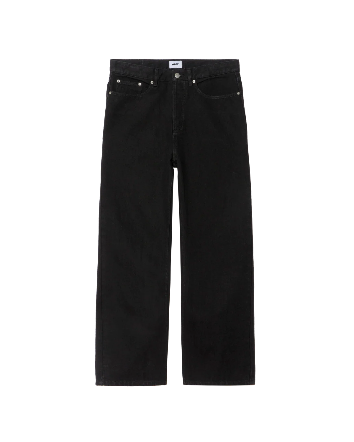 Classic Baggy Denim  WASHED BLACK