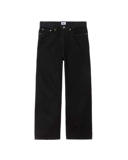 Classic Baggy Denim  WASHED BLACK