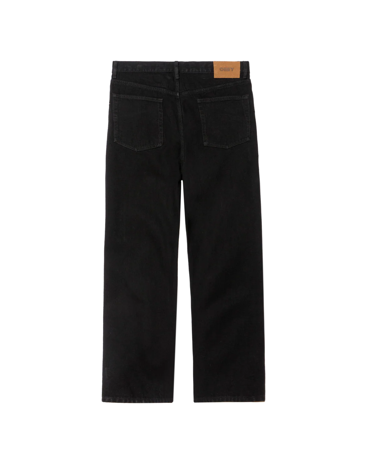 Classic Baggy Denim  WASHED BLACK