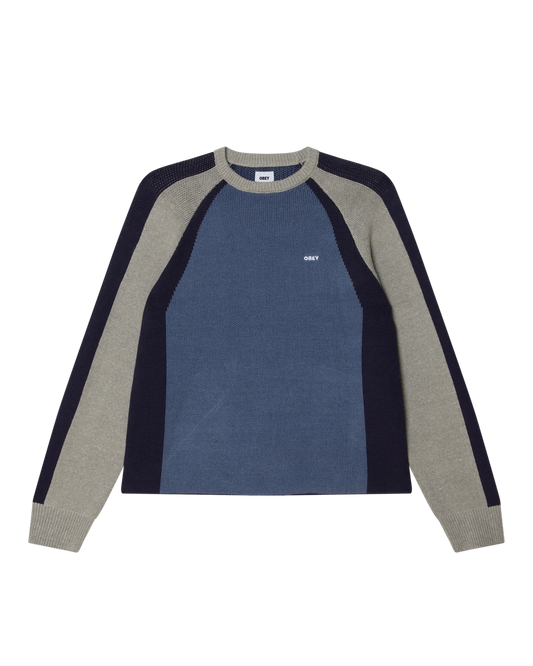 Crew Neck Sweater DULL BLUE
