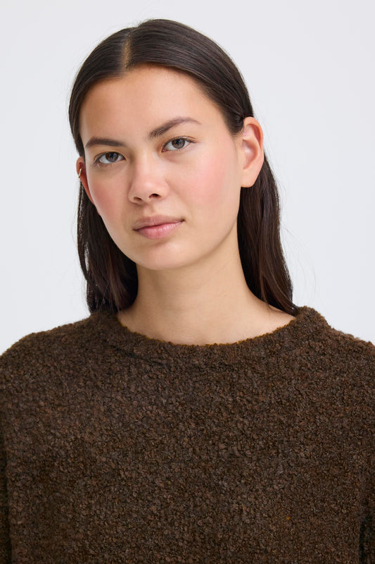 IHBLARISA LS Pullover - Coffee bean