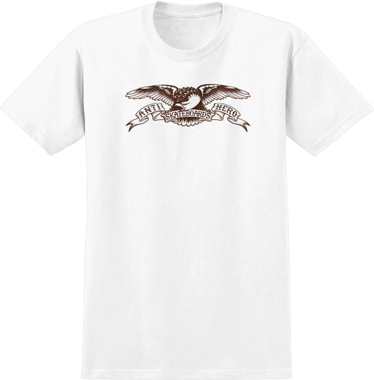 Basic Eagle T-Shirt - white/brown