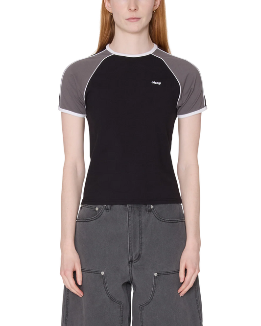 Replay Raglan SS - Digital Black