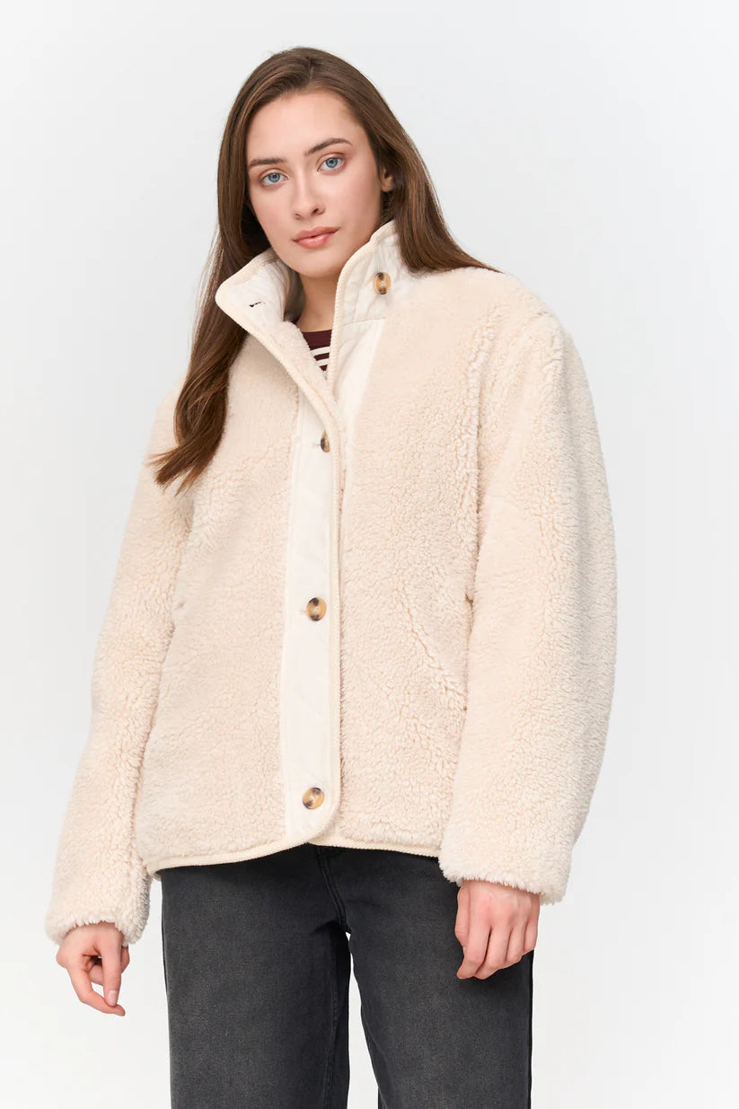 Jacke Teddyfell * OFFWHITE