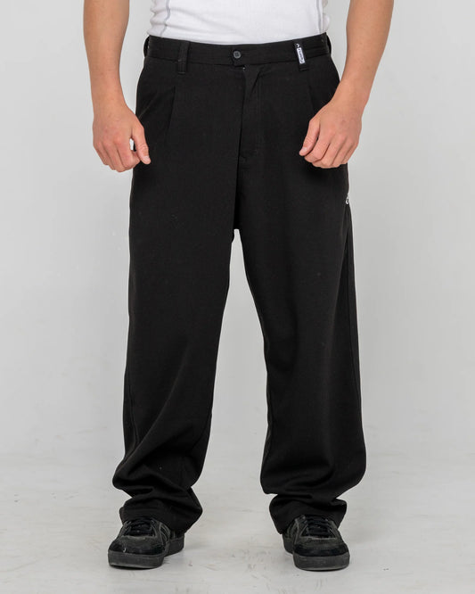 Jasper Baggy Plaeted Suit Pant