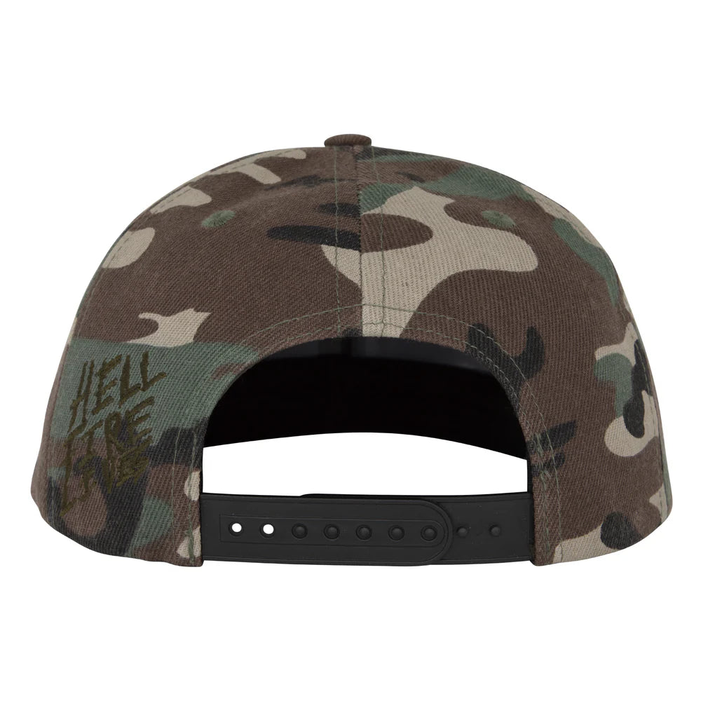 Stranger Things Hellfire Club Snapback Structure * CAMO