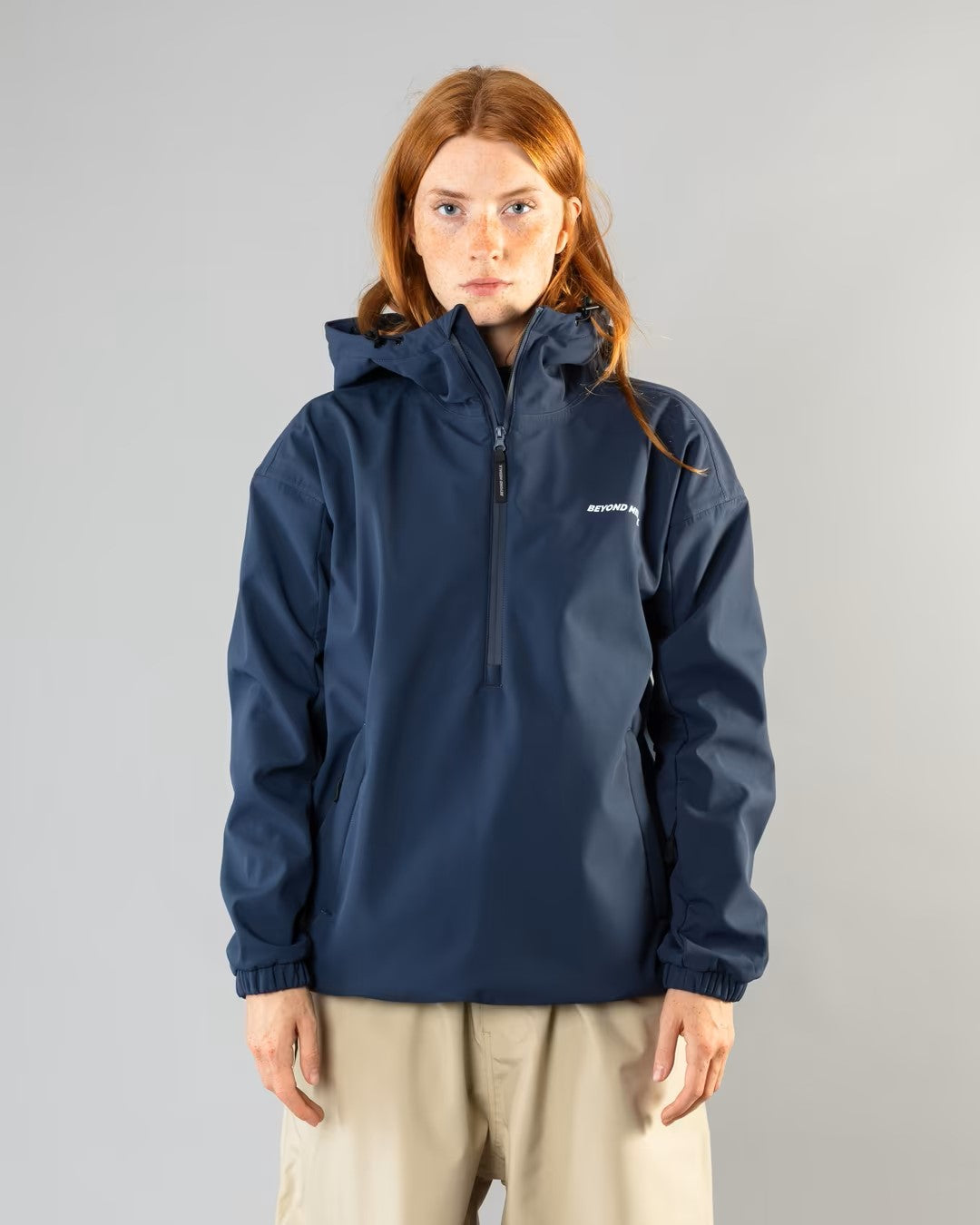 Softshell Halfzip -blue