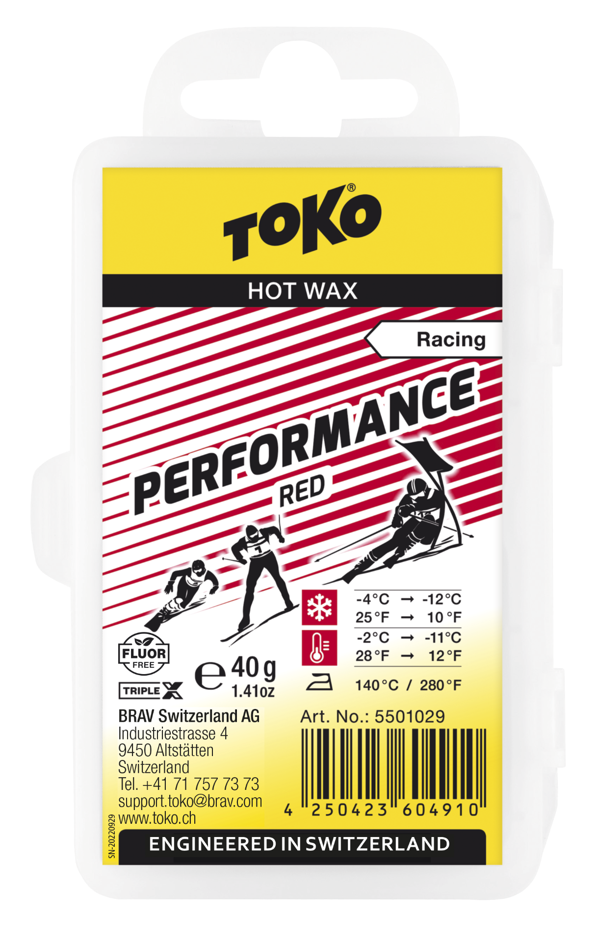 Performance red 40g