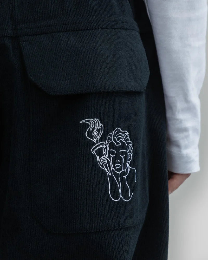 Park Pants Cord - BLACK