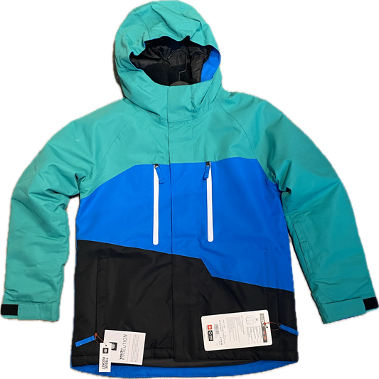 Boys Geo Insulated Jacket - Greenery