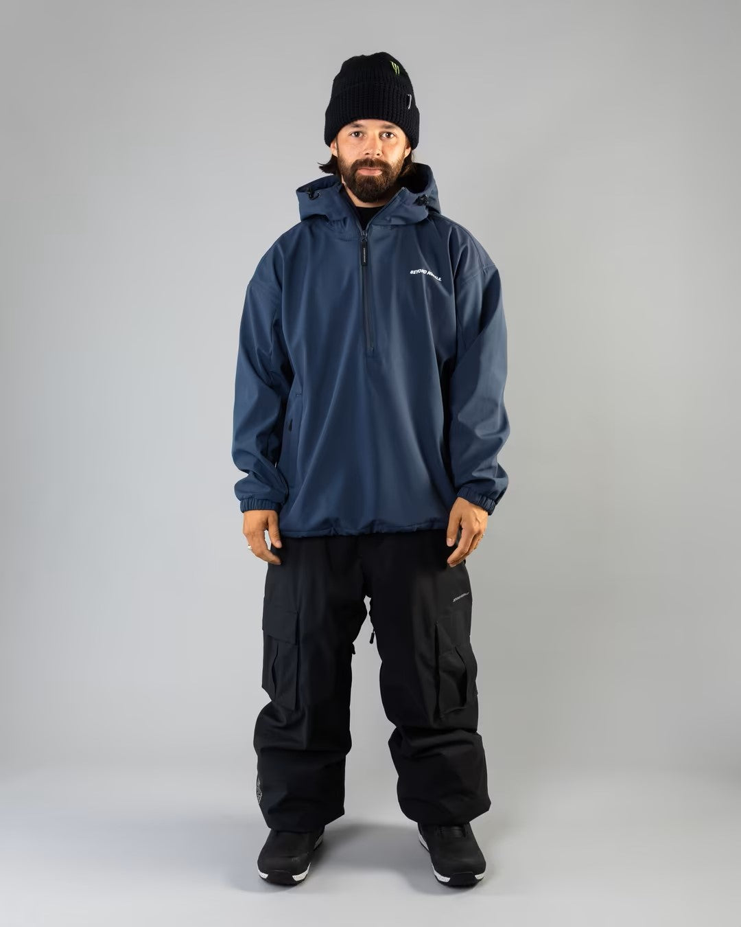 Softshell Halfzip -blue