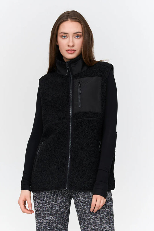 Teddy Vest * SCHWARZ