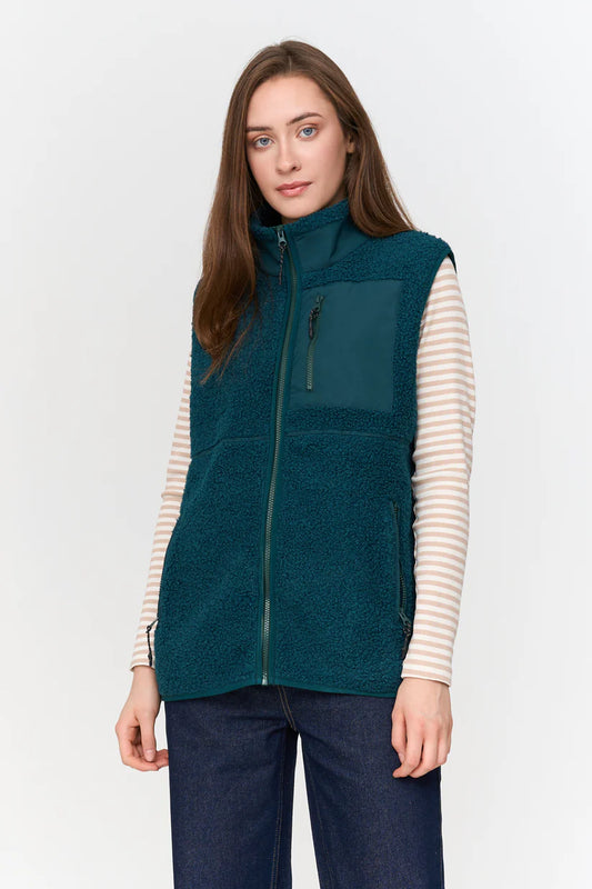 Women-W Vest * PETROL