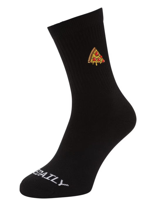 Pizza Love Socks * BLACK