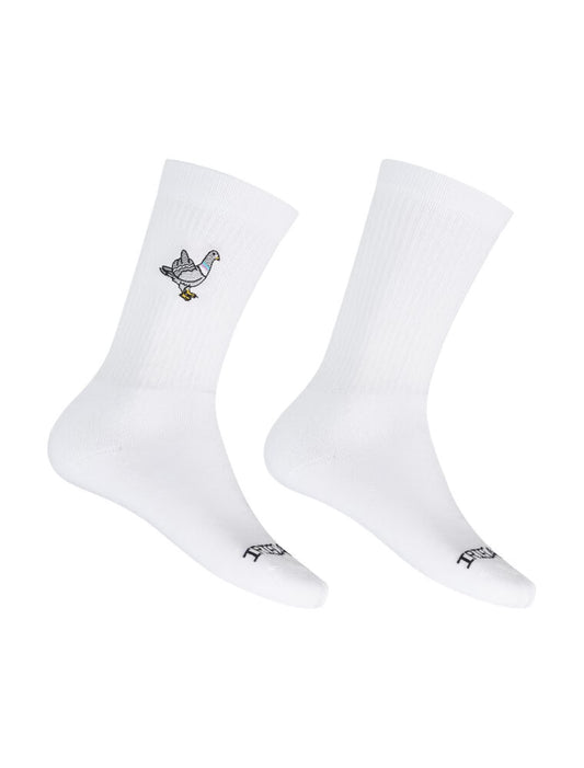 Pigeon Finger Socks WHITE