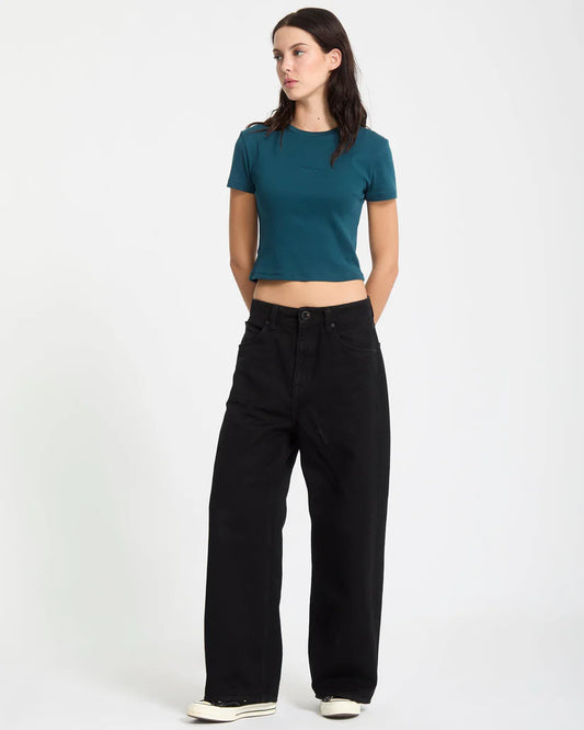 BEEGGY DENIM PANTS * BLK