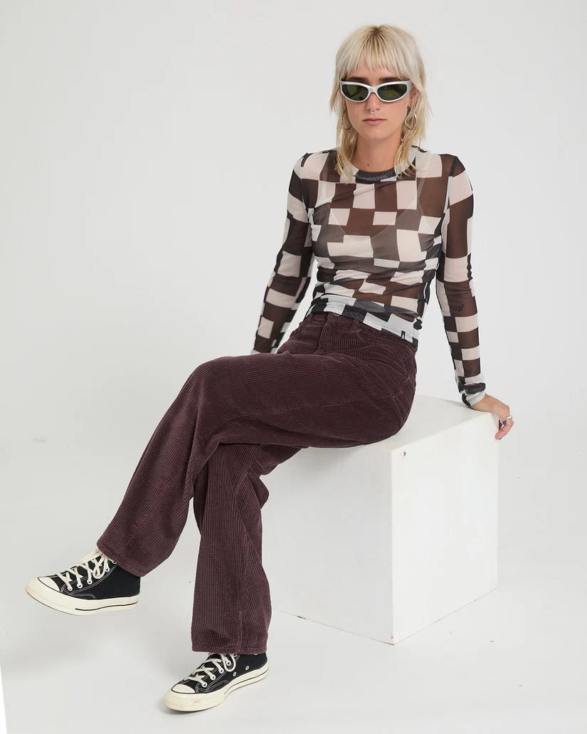 Weelow II Cord - Raisin