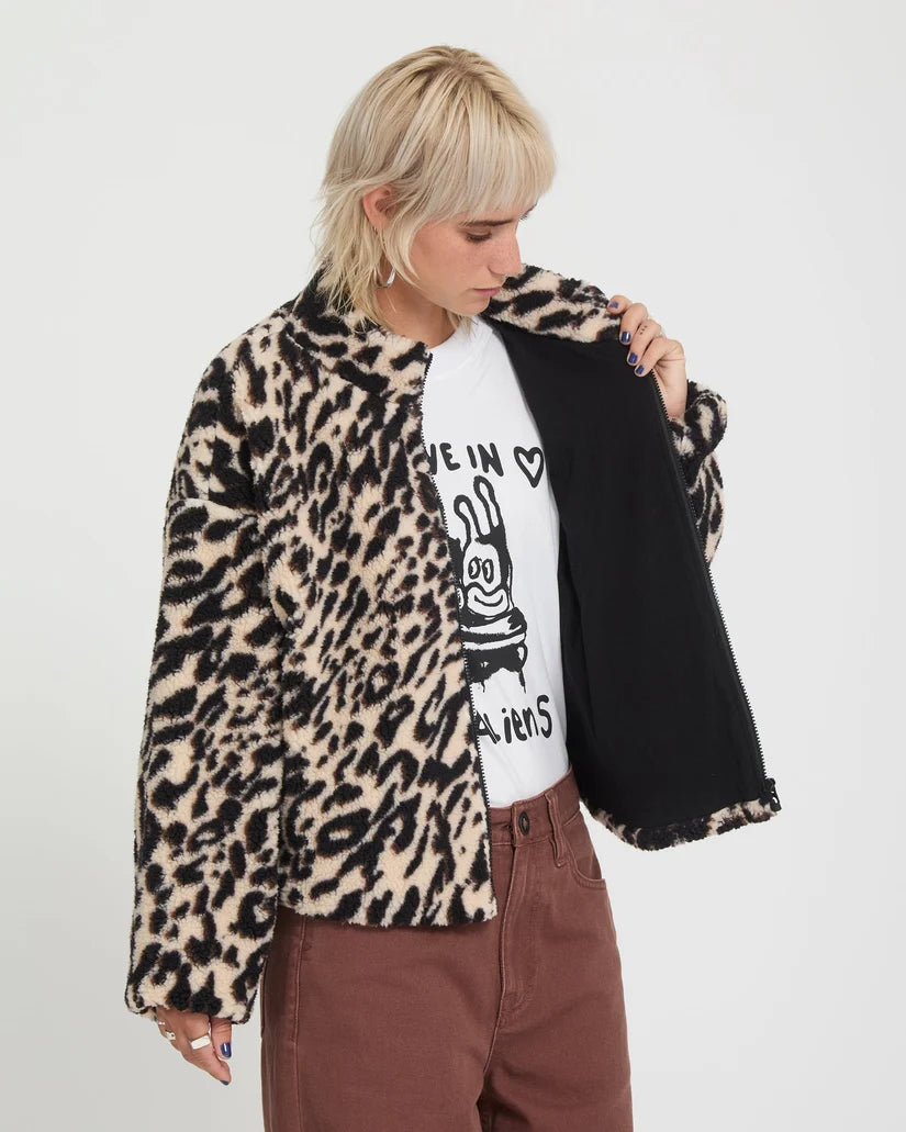 Wylding Out Sherpa - Animal Print