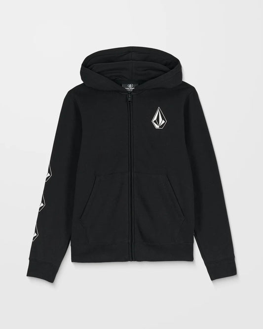 Iconic Stone Gid Zip * BLACK