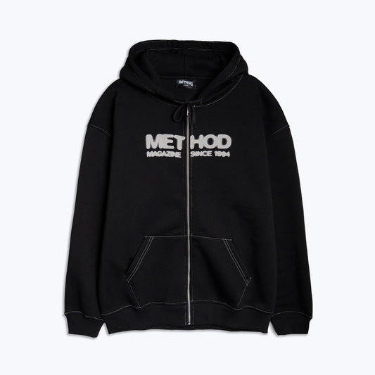 Method Since 94 Zip Hoodie black contrast